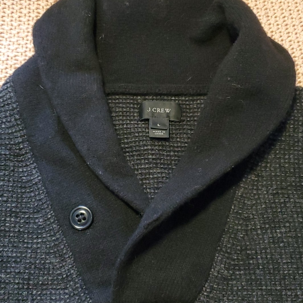 JCrew Shawl Collar Sweater
